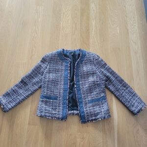 Ann Taylor Petite Tweed Jacket